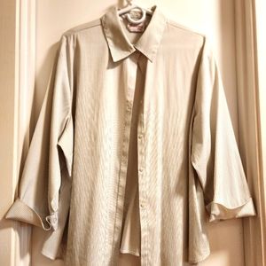 Womens Joanna Plus 22W 3/4 length sleeve blouse